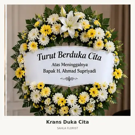 Krans Bunga Duka Purwaharja
